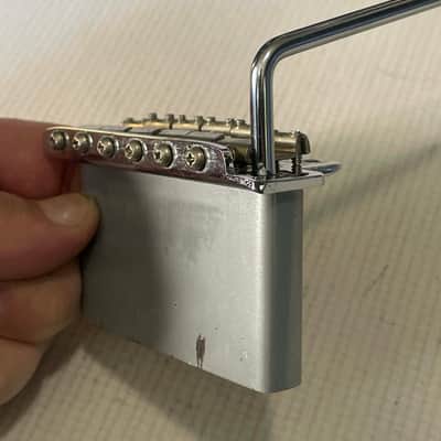 1990's Fender USA Eric Clapton Signature Stratocaster 6 Post Chrome Tremolo Bridge & Arm image 17