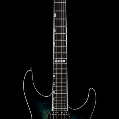 ESP E-II M-II HT - Mercury Blue Burst #ES6775243 (Factory Demonstration Model) image 5