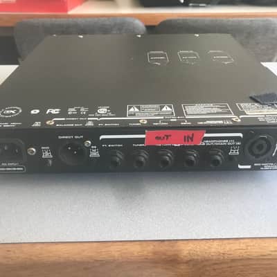 Gallien Krueger MB Fusion 800 Ultra-Light 800W Tube Preamp Bass Head w/ Foot Switch. Sale Benefits Music Education Nonprofit! image 3