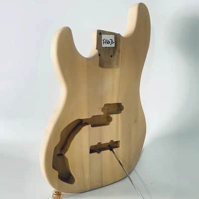 Left Handed Basswood Precision Style Bass Body image 4