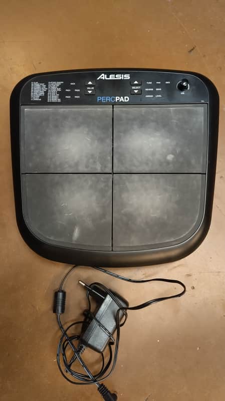 Alesis PercPad 4-Zone Electronic Drum Pad 2010s - Black image 1