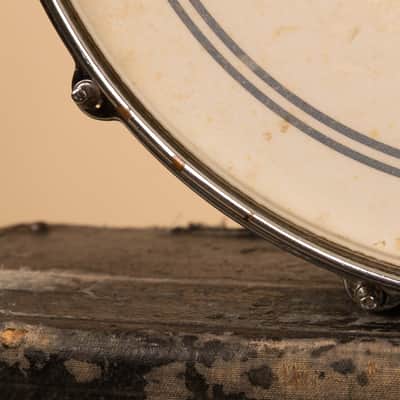 1980s Pearl 3.5x14 Brass Free Floating Snare Drum image 8