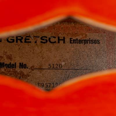 Gretsch Electromatic 5120 Hollow Body 1995 MIJ Terada Japan Orange image 11