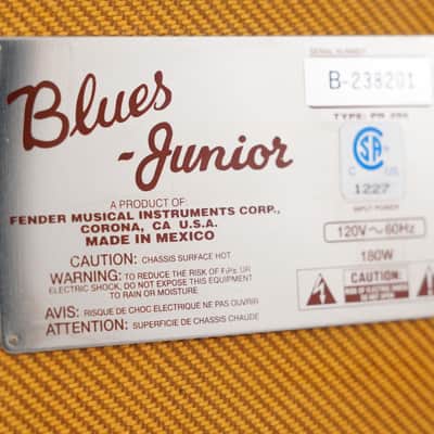 Fender Blues Junior Tweed Limited Edition w/ Jensen Speaker & Original Box #56315 image 12