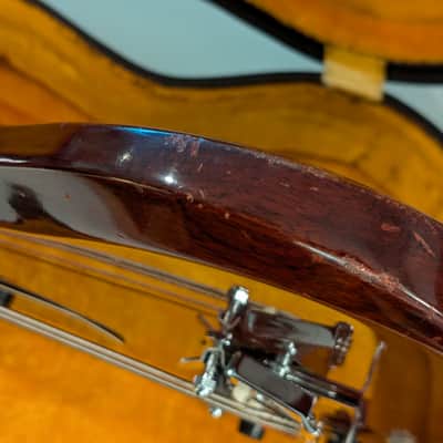 Left handed 1969 Gibson EB-0 electric bass - Cherry image 17