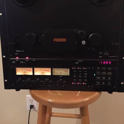 Fostex E2 1/4" 2 track Reel to Reel analog recorder image 2
