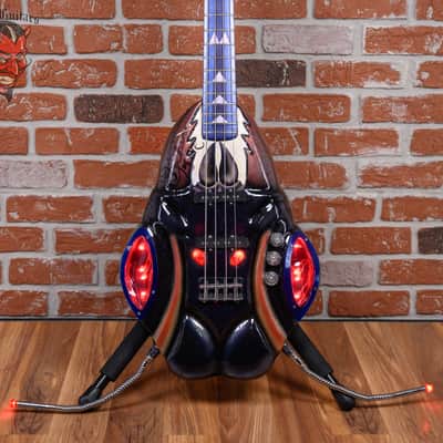 Custom One Off Build ”Bug Bass” Built for Jermaine Jackson Bug Graphic w/LEDs 1984 w/Case image 1
