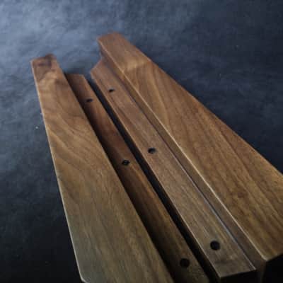 Akai AX80 Synthesizer American Walnut Side Panels image 2