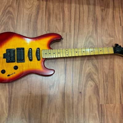 Epiphone Gibson S-510 / SKB-1000 435i 635i Electric Guitar Superstrat U2 Strat ULTRA RARE, only 400 units made on Samick factory Sunburst image 2