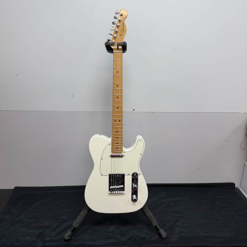 Used Fender Player Tele Telecaster Electric Guitar Made in Mexico 2020 Polar White Maple Neck image 1