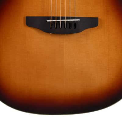 Ovation Celebrity Deluxe E-Acoustic Guitar CDX40-1-G Vintage Sunburst Satin (CDX40-1-G) image 5