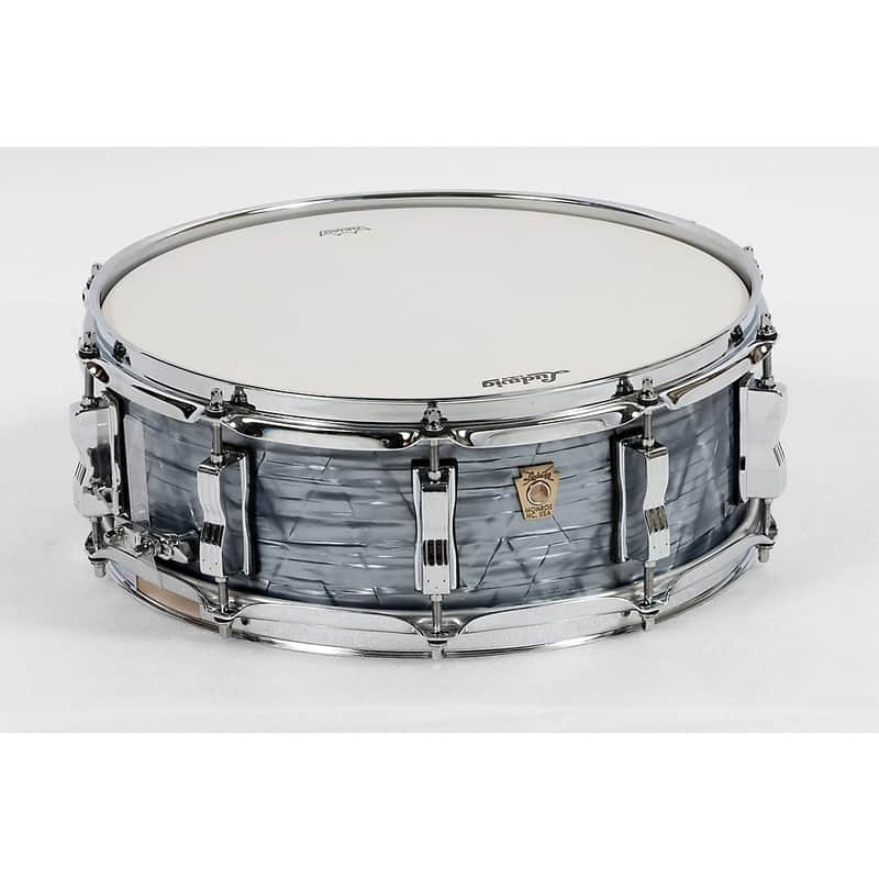 Ludwig Classic Maple Snare Drum - Regular 14 x 5 in. Sky Blue Pearl image 1