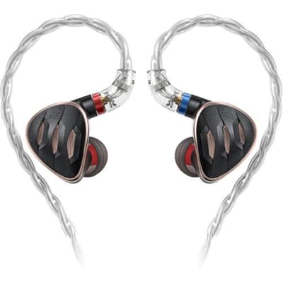 FiiO FH5s Quad-Driver Hybrid In-Ear Monitors (Black) image 1