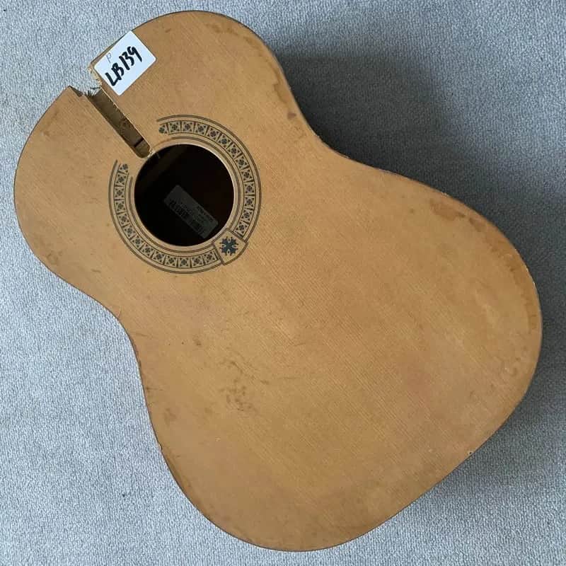 34 Inch Spruce Plywood Acoustic Guitar Body image 1