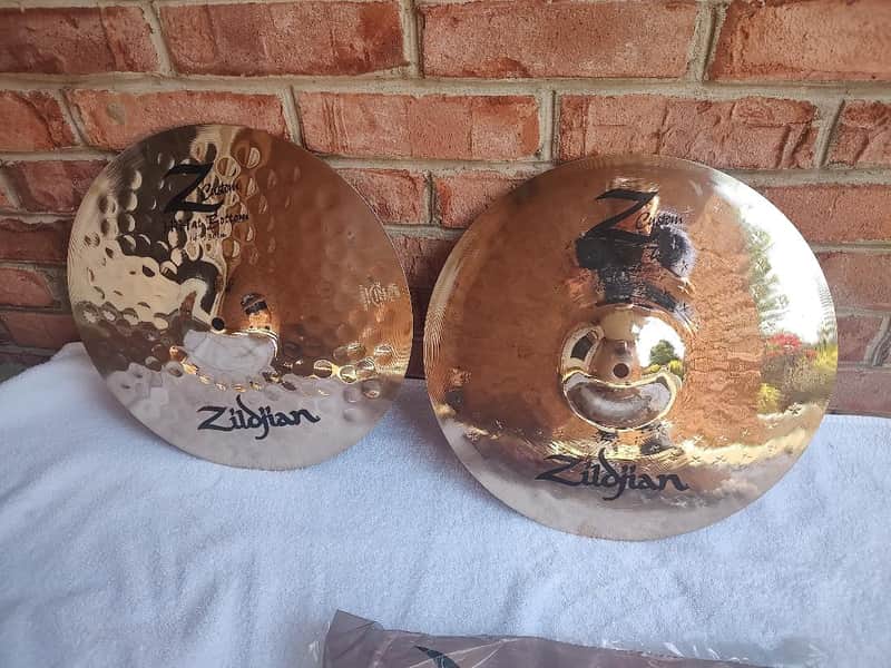 Zildjian Z custom 14" Hi Hats....Never Hit! Original Bag! image 1