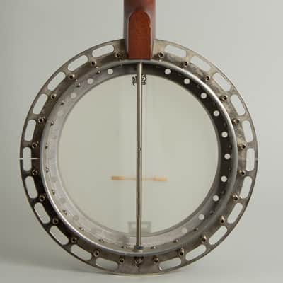 Eagle Brand 5 String Resonator Banjo, made by Stewart-Macdonald (1970s), black hard shell case. imagen 14