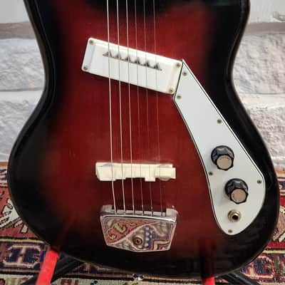 RARE! Guyatone (Heit) Bradford PU-1 Bloodburst w/ Sharktooth Pickup 1966-67 Japan image 1