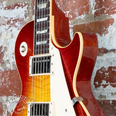 Gibson Custom Shop Les Paul 1960 Reissue Historic R0 2008 Washed Cherry Burst image 4