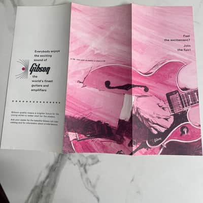 1966 Gibson Feel the excitement? Join the fun! Brochure Pamphlet Booklet Catalog image 3