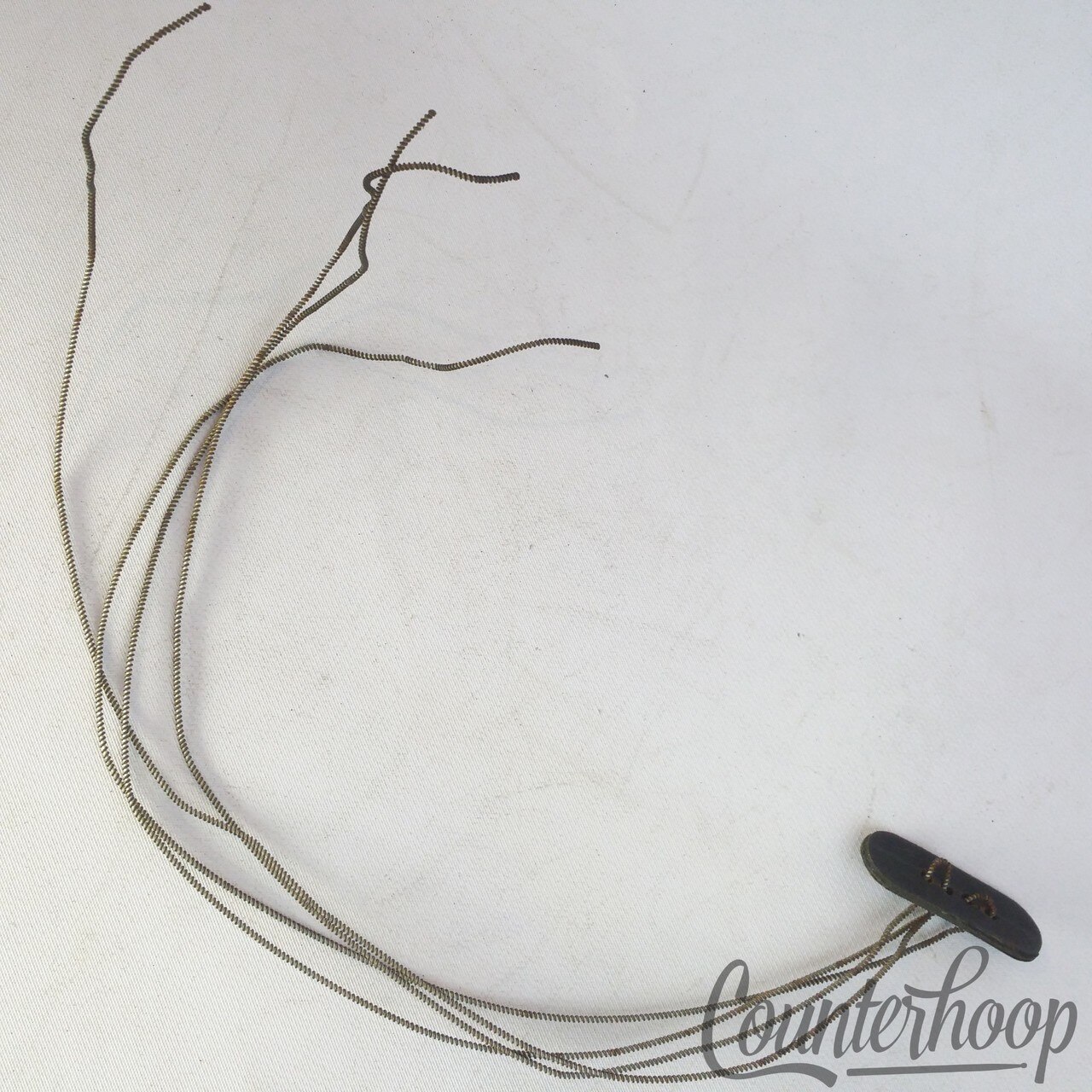 Ludwig 12" 4-Strand Snare Drum Coiled Metal/Cloth Wires+Leather Butt Plate USA* — main photograph