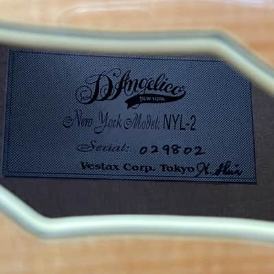 D'Angelico NYL-2 17" Hidesato Shiino Vestax era image 13