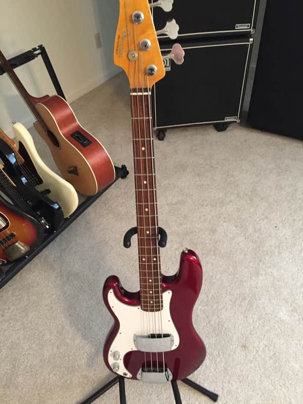 Fender '62 Reissue Precision Bass 1993 Candy Apple Red image 1