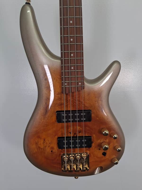 Ibanez SR400EPBDX-MGU Standard Soundgear Bass 2024 - Present - Mars Gold Metallic Burst image 1