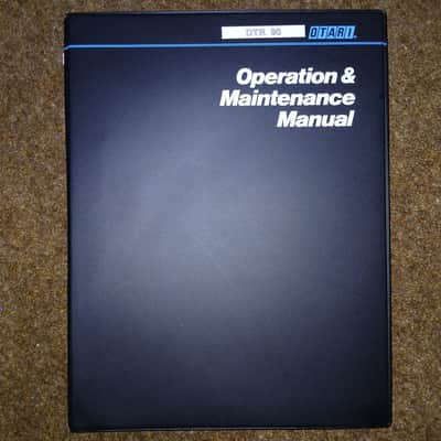 3rd Edition Operation Manual for Otari DTR-90 R-DAT Recorder 1993 image 1