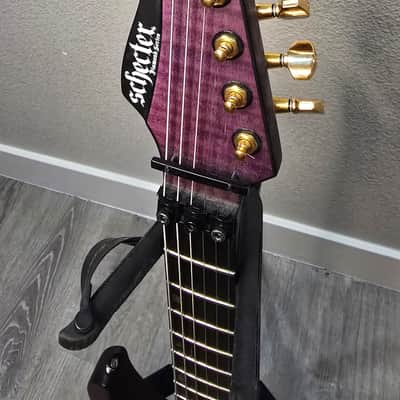 Schecter Banshee GT FR 6-String Electric Guitar - Satin Trans Purple image 7