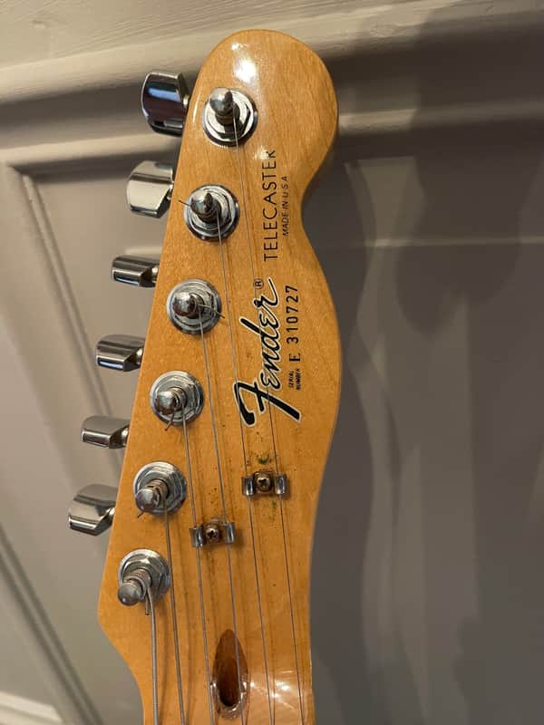 1983 Fender Telecaster - Jeff Buckley replica - Blonde | Reverb