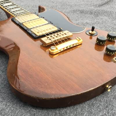 Gibson SG Custom 1973 - Walnut Natural - 3 Pickups image 4