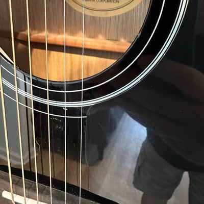 Yamaha F335-BL Dreadnought Acoustic Guitar 2010s - Black image 4