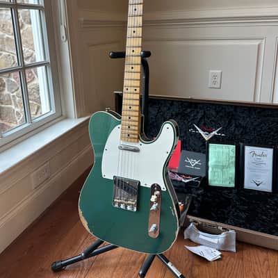 2024 Fender Custom Shop '59 Telecaster Custom Relic - Aged Sherwood Green Metallic image 3