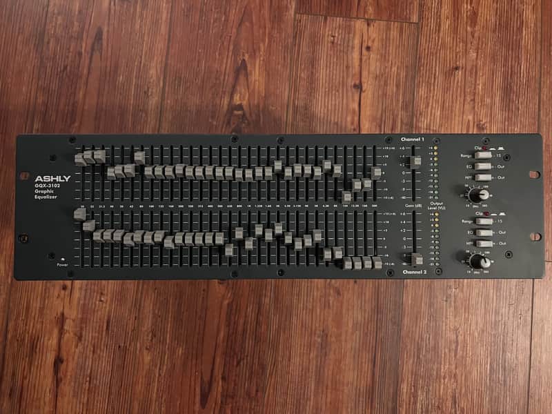 Ashly GQX-3102 Dual-Channel 31-Band Graphic Equalizer 2010s - Black image 1
