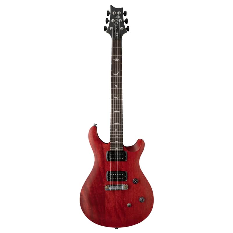 PRS SE CE 24 Standard Satin Stoptail Electric Guitar with Gigbag - Vintage Cherry