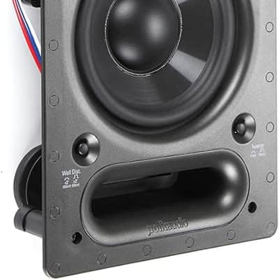 Polk Audio Vanishing Series 265-LS In-Wall 3-Way Loudspeakers | 4 Speakers | Rotating Cam System for Easy Installation | White Grilles image 4