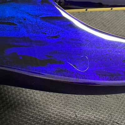 Jackson SLSMG Super Lightweight Soloist ('06-'11) - Eerie Dress Swirl #041708 with Hard Case image 12