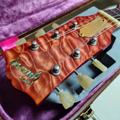 GIBSON CUSTOM SHOP 1959 LES PAUL Historic Collection PREMIUM GRADE (Yamano Exclusive) 2006 - Trans Pink  7A QM - Only 3 Made - image 16