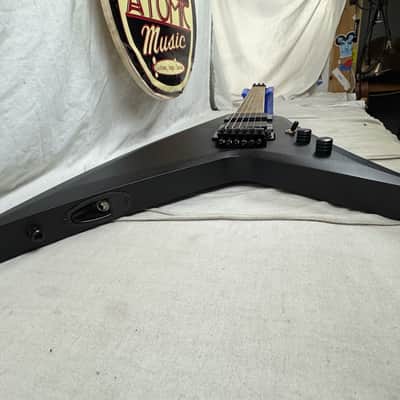Washburn USA Custom Shop Vindicator Flying V Guitar with Case - Black image 18