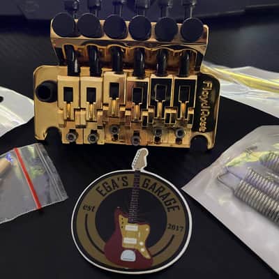 Floyd Rose Original Style Tremolo System FRT - 1000 Gold | Locking Nut Included | DHL Express Delivery Included | image 1