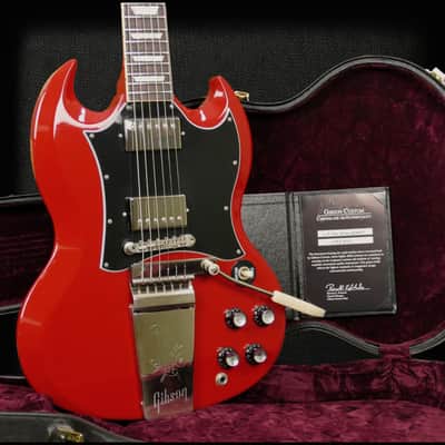 Gibson Custom Shop M2M Cardinal Red LP SG Standard 1961 Large Guard - Made to Measure image 1