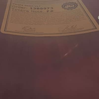 DW 6.5" x 14" Collector's Series Pure PurpleHeart Shell Snare Drum - Natural Satin Oil w/ Chrome Hardware image 4