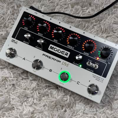 MOOER PREAMP LIVE ファームウェア最新 Mooer Preamp Live