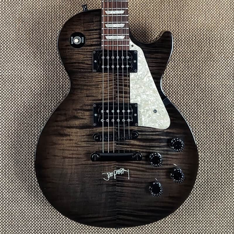 1997 Gibson Joe Perry Les Paul Eye Catching Blackburst Finish Great Player! (292)