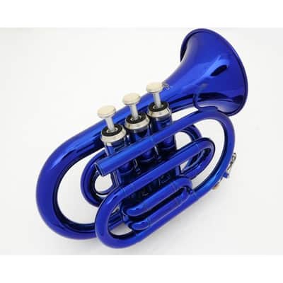 Other brands (wind instruments and brass instruments) Kaerntner KTR33P MBL [Bb Pocket Trumpet] [Brand New, Slightly Damaged, Super Special Price!!] [Grand Clearance Sale] image 3