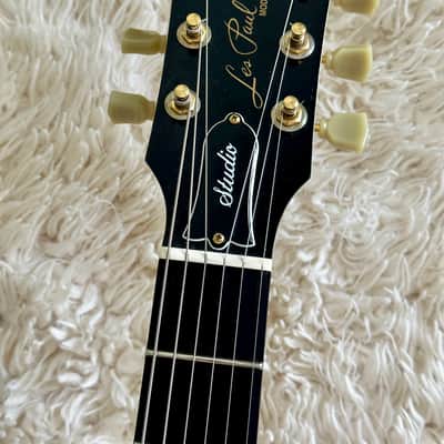 Gibson Les Paul Studio Alpine White Electric Guitar image 9