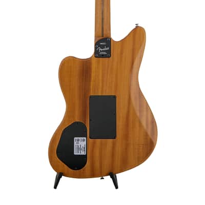Fender American Acoustasonic Jazzmaster Acoustic Guitar w/bag, Ebony FB, Tobacco Sunburst, US216XXXX image 5