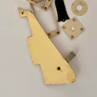 Gibson aged set, Pickguard, Pickup rings, switch plate, truss rod cover and jack plate, Les Paul, relic | 59 Parts image 6