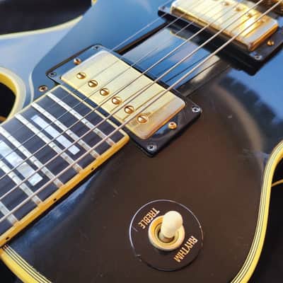 Gibson Les Paul Custom "Black Beauty" 1981 - Corps en Acajou, Table en Érable, Manche en Acajou, touche en ébène, accastillage doré, image 14