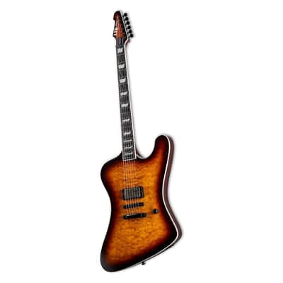 ESP LTD Phoenix-1001 6-String Right-Handed Electric Guitar with Quilted Maple Top, 3Pc Mahogany Neck, and Macassar Ebony Fingerboard (Tobacco Sunburst) image 3